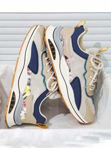 Zapatillas deportivas de moda para hombre de color sólido,combinan con todo,Tenis Hombre Casuales de Moda Fashion,nuevas para 2024 y transpirables,adecuadas para caminar,deportes al aire libre, correr, hacer ejercicio, fitness, fiesta, fiesta, uso diario. - Blanco - Ver 3