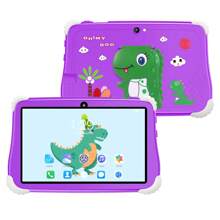 Tablet PC Android 8.1 de 7,1 pulgadas DINO, RAM real 4GB + ROM 32GB, CPU MTK6735 de 8 núcleos a 2,0 GHz, resolución HD de 1280x800 píxeles, pantalla táctil, batería de ión de litio de 4000 mAh, WiFi 802.11n, cámara dual de 2MP + 5MP, carga por USB tipo C (5V, 2A), GPS incorporado/cable de datos, lápiz óptico, cable OTG, manual de usuario (sin adaptador)