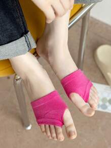 1双分趾袜，搭配人字拖，前半脚纯棉防滑人字拖袜 - 彩色 - 查看 11