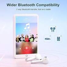 4 Inch Touch Screen MP3 Player Android 9.0 WiFi Bluetooth MTK 8 Core Music Player With Spotify Audible Deezer  Music  Play Downloadable Apps - 8Core-White - View 5