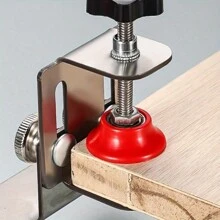 1pc Stainless Steel Adjustable Cabinet Door Installation Tool With Thick Star Knob Quick Locator Hardware Fixture For Precise Mount,Tools For Men - Silver - View 5