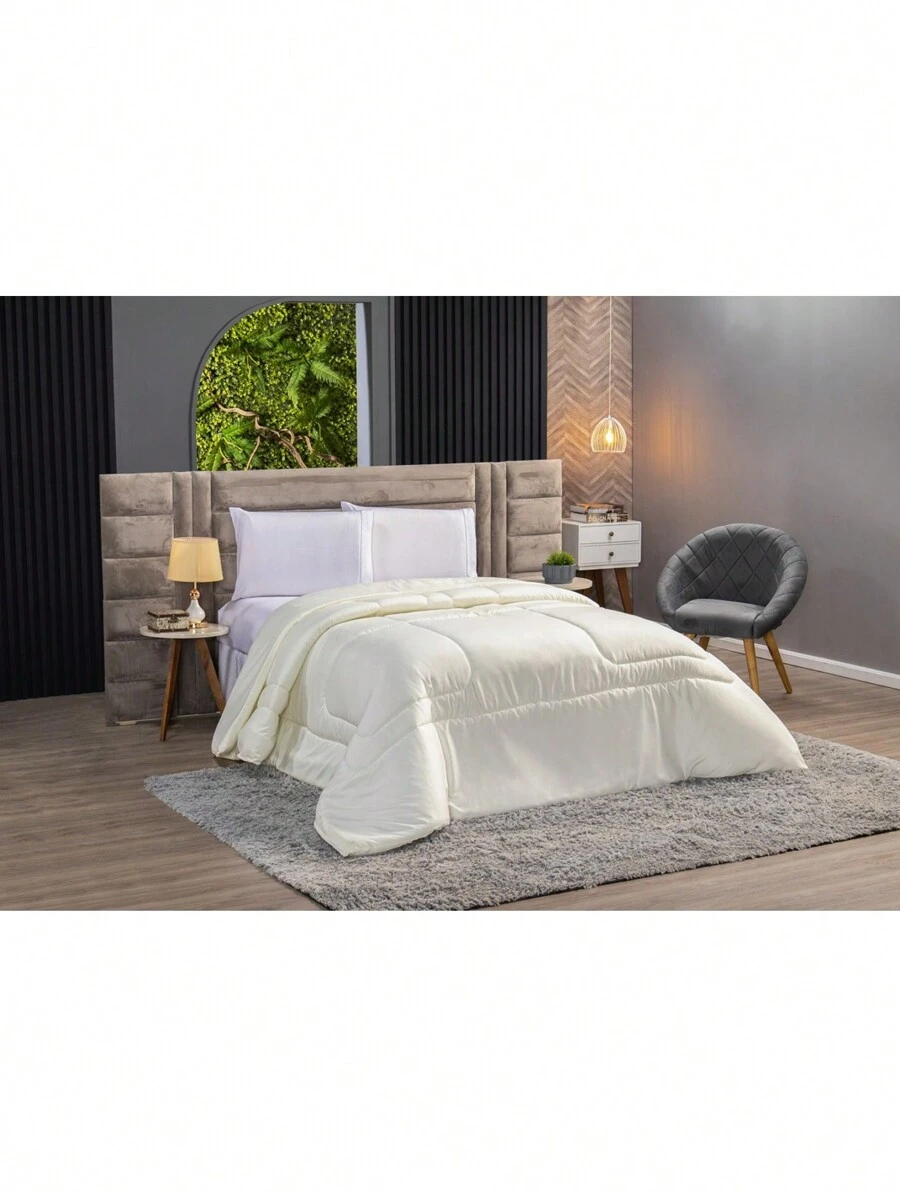 Double Percale 400 Thread Count Satin Duvet For Every Style - Champagne - View 1