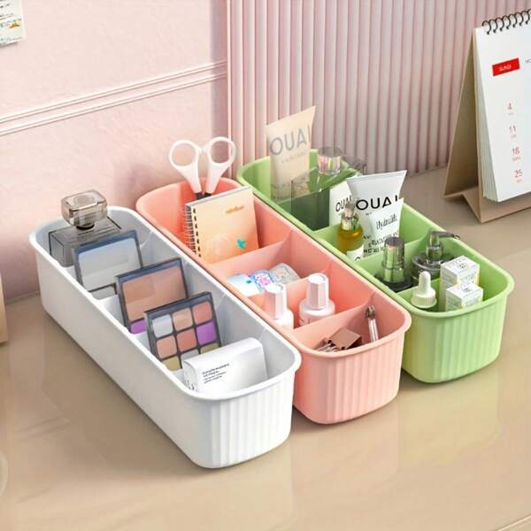 5pcs Sock Storage Box, Household Partition Underwear Organizer Box, Drawer Storage Tool, Large Capacity Partition Storage Box