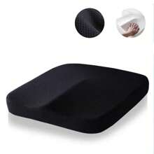 Tailbone Sciatica Back Pain Relief Comfort Office Chair Car Seat Cushion Non-Slip Orthopedic Memory Foam Coccyx Cushion - Black - View 1