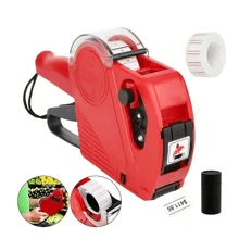 Etiquetadoras de Precios manual, rotuladoras de precios para negocios para etiquetas adhesivas incluye un rollo de etiquetas - A - Ver 1