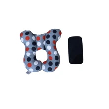 Baby Kinderwagen Nackenkissen U-förmiges Kissen Kindersitz weiches Schlafkissen Reise Kopf-Kinn-Stütze für Jungen und Mädchen Kleinkinder waschbar Plüsch Nackenstützkissen