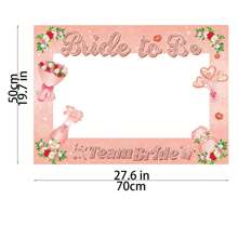 1 pezzo Cornice di cartone per foto + 12 pezzi Occhiali da sole dorati per donne come accessori per foto da festa, decorazioni per feste in colore uniforme