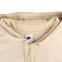 Nike 男士字母印花口袋细节简约卫衣，休闲日常穿着 - 米色 - 查看 3
