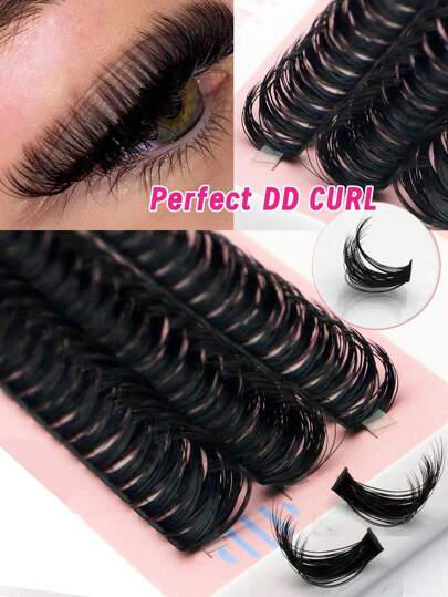 60 عدد تجمعات الرموش 80D DIY تمديد الرموش DD تجعيد الحجم الفردي تجمعات الرموش DIY تمديد الرموش في المنزل 12/14/16 ملم تجمعات خفيفة ناعمة رموش مستعارة، تجمعات الرموش، رموش فردية، رموش، رموش مستعارة