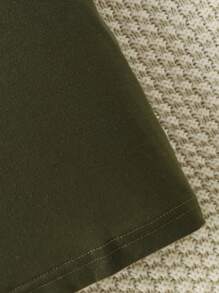 2 stuks/set peuterjongens zomer militair groen, zwart, wit korte mouwen poloshirts, casual sportvakantie poloshirts