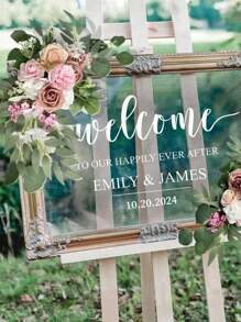2 Peças Decorações Florais Clássicas Decorações de Casamento Flores Simuladas na Parte de Trás da Cadeira Guirlanda de Flores Artificiais - Flores Artificiais Brancas/Laranja/Rosa para Decorar Mesas de Jantar, Costas de Cadeiras, Escadas, Decorações de Flores Artificiais com Folhagem de Plástico, Adequado para Arcos de Casamento - Multicolorido - Visão 11