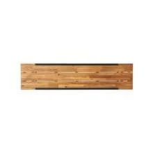 GAYLOR MP1 Modern Dining Bench, 63" Acacia Wood Slat Design With Sleek Sled Base, Sturdy And Stylish For Home, Kitchen, And Dining Room, Perfect For Rustic And Minimalist Home Decor, Easy Assembly, Ideal For Christmas Decorations, Holiday Gatherings, And Room Decor,TrendyHome