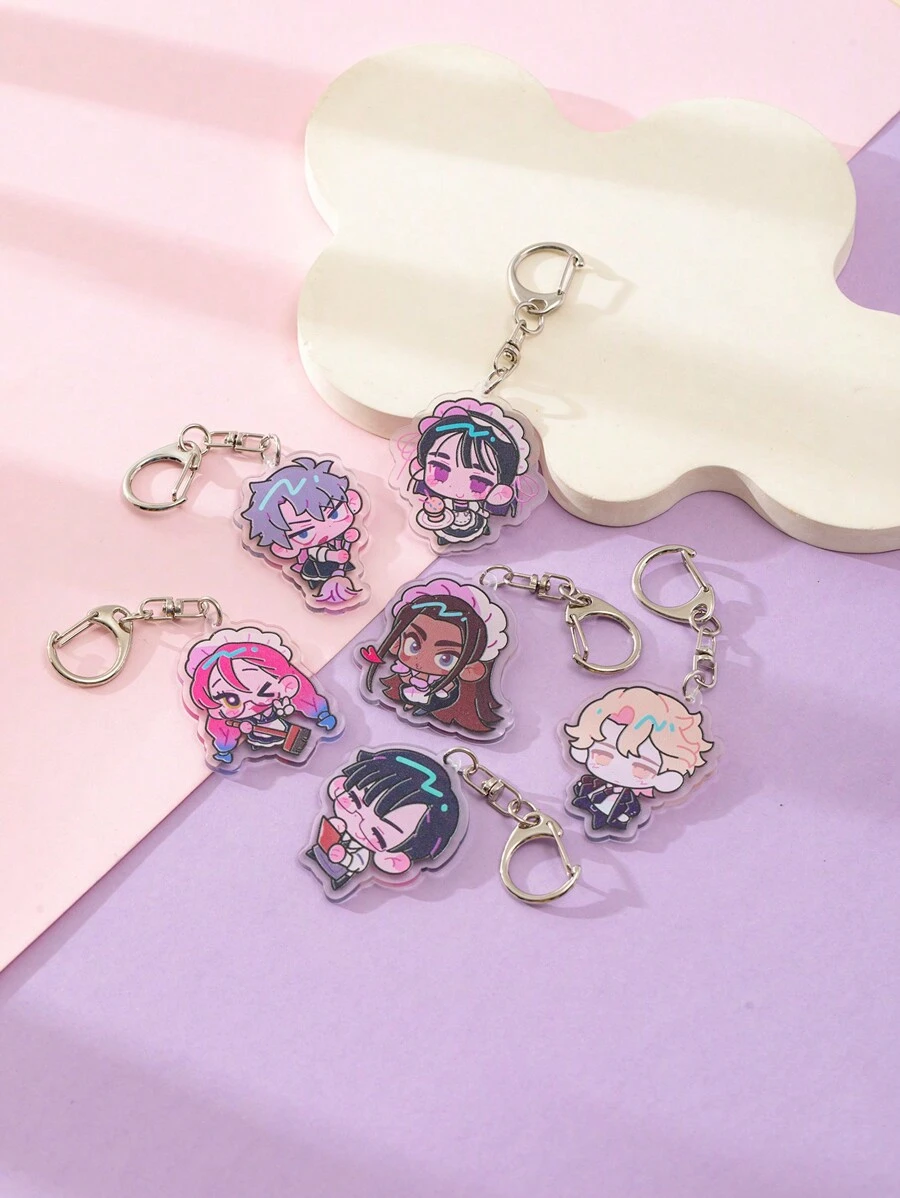 1 Pc Acrylic Cute Cartoon Alien Stage&Ivan Till Cartoon Character Style ...