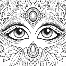 Libro da colorare Premium Mandala di 25 pagine con ricche illustrazioni - Taccuino da disegno con illustrazioni su un solo lato - Adatto per adulti e adolescenti - Perfetto per il relax e la creatività - Regalo ideale per Ognissanti, Ringraziamento, Natale e altre feste
