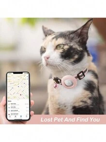 1 Pc Soft Silicone Compatible With Airtag Cat Collar Holder,Protective Case Compatible With Apple AirTag,Compatible With Within 0.6 Inch Cat Dog Collars Small Pet Puppy - Multicolor - View 5