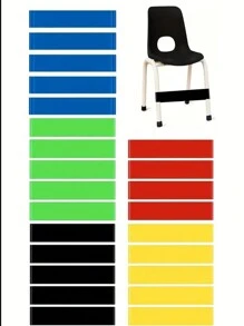 5/10pcs Classroom Chair Bands For Students With Fidgety, Chairs And Desks Bands Tools For ADHD , Flexible Seating Band For Classroom, Elementary Middle High School Student,School Supplies,Back To School - Multicolor - View 9