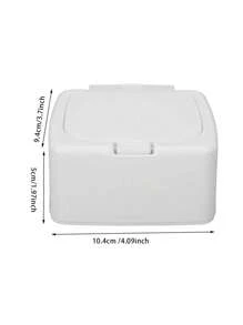 Desktop Small Item Storage Box Push-Type Drawer Storage Box Cleaning Swab Dental Floss Cosmetic Sundries Classification Box - White - View 7