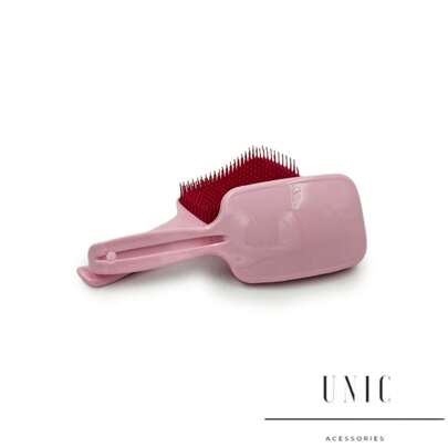 Escova de Cabelo Raquete Flex Desembaraçadora Mágica Finalização