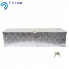 39"X13"X10" PICKUP TRUCK TRUNK BED TOOL BOX TRAILER STORAGE+LOCK ALUMINUM - 1 - View 6