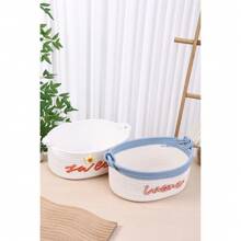 Cesto di immagazzinaggio personalizzato con nome fatto a mano, in tessuto intrecciato, ideale per trucchi, giocattoli, telecomandi, accessori vari e decorazione. Regalo ideale per coppie, festività, soggiorno, cucina, camera da letto. Vasi moderni in rattan, cestini boho in erba di mare con vibrazioni costiere. Telaio in metallo misto naturale per decorazione casa e giardino. Multifunzionale, riutilizzabile, facile da pulire, anti-muffa, traspirante, elegante, carino, alla moda, adorabile, di alta qualità, morbido, personalizzato, unico, regali ideali per lui, regali ideali per lei, fidanzato, fidanzata, papà, mamma, famiglia, amici, figlio, figlia, bambini, cucina, sala da pranzo, camera da letto, ufficio, soggiorno, casa, sala da tè, per anniversari, per lauree, per matrimoni