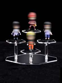 Suporte de Bolo Acrílico, Estante de Exposição Transparente para Exposição de Sobremesa, Festa de Casamento, Aniversário, Pastelaria