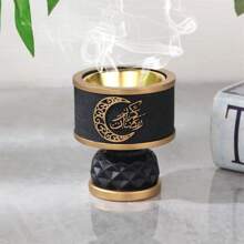 Ramadan Lamp Resin Incense Burner, Everyday Decorative Accessory For Home And Office Desktop Rama Gifts Birthday Graduation E-I-D