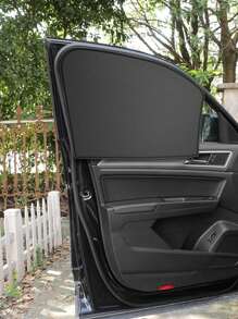 4 pezzi/set Tendine magnetiche parasole per finestrini laterali dell'auto, tende oscuranti per privacy, con riflesso UV, anti abbagliamento, protezione UV, per finestre anteriori e posteriori
