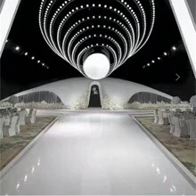 10m*1m 0,12mm dicke weiße Spiegelteppich-Laufteppich, Spiegelläufer Teppich für Partys, Geburtstage, Bankette, Restaurant Dekoration