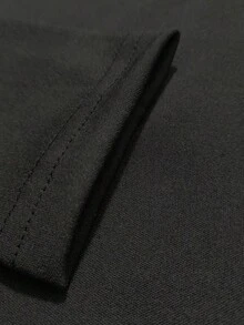 Spring Vacation Retro St. Patrick's Day Clover Print High Waist Patchwork Long Sleeve Dress With Ribbon - Green - View 6