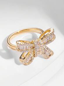 1pc Rhinestone Butterfly Design Functional Multi-Purpose Ring