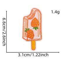 Bộ 1/20 miếng vá bánh kem màu hồng ủi, miếng vá dâu tây màu hồng hình gấu kem dễ thương, chai sữa hình quả anh đào, thêu ứng dụng cho các dự án thủ công tự làm, quần áo, áo khoác, quần jean, quần dài, váy, ba lô, đồ trang trí mũ và quà tặng Giáng sinh và năm mới - Nhiều màu - Xem 9