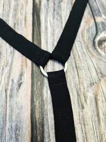 DomiGe 1 件装男士性感蓝色柔软网眼带丁字裤内裤