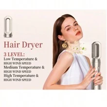 Air Styler Set Magic Styler, 6 In 1 Styler, Dryer Styler With Curl, Straighten, Volumize, Smooth And Blow Dryer Brush, Hot Hair Styler For All Hair Types/Lengths, Christmas Gift - UK Plug(220-240V) - View 4