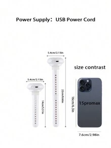 2-In-1 Detachable Air Humidifier, Converts Between Tall And Short Size, 2 Mist Levels, Portable Travel Humidifier Fits Various Containers (Mineral Water Bottle/Mug/Wine Bottle Etc.), Suitable For Home/Car/Office Use - Multicolor - View 3