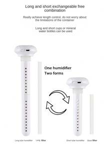 2-In-1 Detachable Air Humidifier, Converts Between Tall And Short Size, 2 Mist Levels, Portable Travel Humidifier Fits Various Containers (Mineral Water Bottle/Mug/Wine Bottle Etc.), Suitable For Home/Car/Office Use - Multicolor - View 10