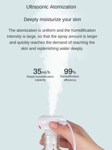 2-In-1 Detachable Air Humidifier, Converts Between Tall And Short Size, 2 Mist Levels, Portable Travel Humidifier Fits Various Containers (Mineral Water Bottle/Mug/Wine Bottle Etc.), Suitable For Home/Car/Office Use - Multicolor - View 7