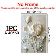 1PC Nghệ thuật vải hoa hồng trắng thanh lịch, Nghệ thuật treo tường phong cách kem hoa hồng hồng quyến rũ, Áp phích hoa vàng và trắng - Trang trí tường hoa hiện đại, Tranh hoa đen trắng trừu tượng cho phòng khách, phòng ngủ, văn phòng - Đã đóng khung và sẵn sàng để treo, Nghệ thuật treo tường phong cách kem hoa hồng hồng quyến rũ, Quán cà phê & Thư viện - Nhiều màu - Xem 17