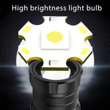 1200LM White LASER LED Headlamp Head Torch Zoomable USB Rechargeable Light 1000m - Black - View 11