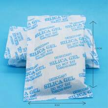 1PC/2PCS Silica Gel Packs, Transparent Desiccant, Desiccant Packets For Storage, Moisture Packs For Spices Jewelry Shoes Boxes Electronics Storage ,Dehumidifier For Home - Ordinary Silicone - View 2