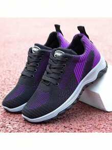 Zapatillas de deporte casuales de moda, Zapatos altos para mujer zapatos negros para mujer zapatos casuales de primavera zapatos casuales de suela gruesa ,zapatos casuales con cordones de verano entrenamiento para caminar tenis,zapatos ortopédicos huecos transpirables para caminar