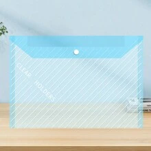 10/20pcs A4 Size Transparent Colorful PP Plastic File Folders, Waterproof Large Capacity For Office Document Storage And Student Stationery Organization, Great For Back To School Season,Back To School,School Supplies