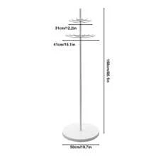 Tie Racks - White - View 8