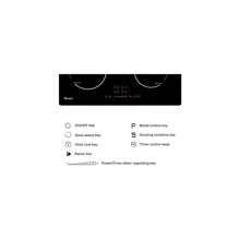 Plug-In Induction Hob 13 Amp 2800W 60cm Integrated Electric Cooktop With Bridge Zone 4 Cooking Zones - Black1 - View 8