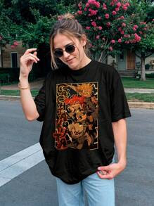 T-Shirt Gachiakuta Rudo Riyo Enjin Zanka Anime Ref 2211 VEST NERD - 黑色 - 查看 5