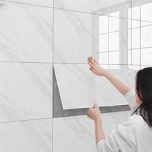 10/20 piezas Adhesivos de pared con patrón de mármol 3D, protector de pared autoadhesivo e impermeable, adecuado para cocina, sala de estar, baño, pasillo, oficina, pared de acento, techo, decoración del hogar y dormitorio, papel tapiz autoadhesivo