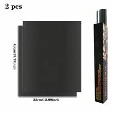 2/4/6 Stück 40 x 33 cm Backmatten, wiederverwend- und antihaftbeschichtet, ofensicher und hitzebeständig für Grill, einfach zu reinigende Back- und Grillmatten, Küchenhelfer