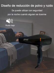 Secadora de Cabello Profesional con Difusor Aire Caliente y Frío 1500W, 6 velocidades, aire frío y caliente, el cuidado del cabello - Tipo de Enchufe A USA (110-127V) - Ver 6