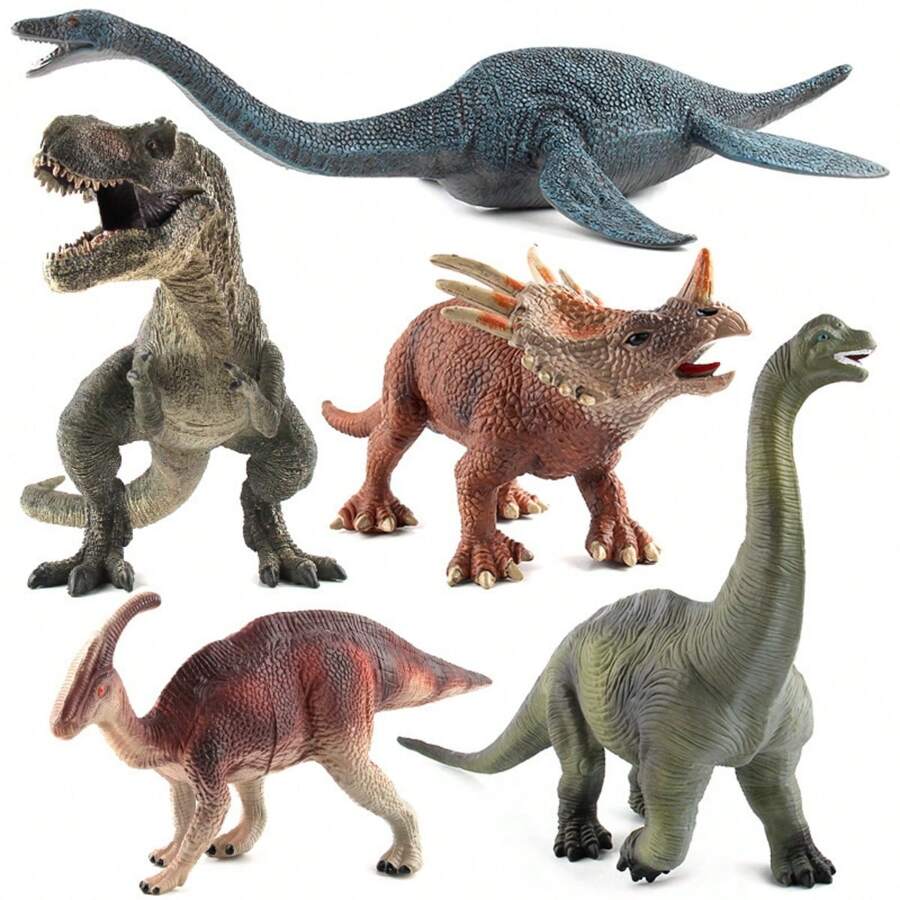 Jurassic Dinosaur Realistic Model Collection, Includes Tyrannosaurus ...