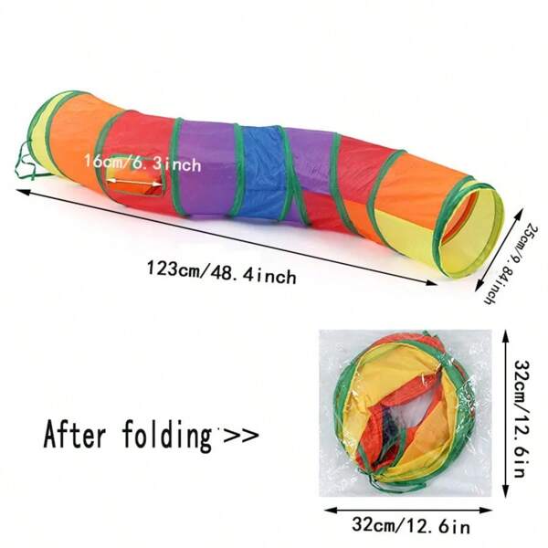 Cat Tunnel Foldable Cat Tunnel Pet Supplies Cat S T Y Pass Play Tunnel Cat Toy Breathable Drill Barrel For Indoor Loud Paper