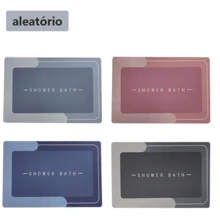 Super Absorbent Non-Slip Bathroom Mat, Absorbent Non-Slip Bathroom/Entrance Door Mat - 方形顏色隨機 - 查看 8